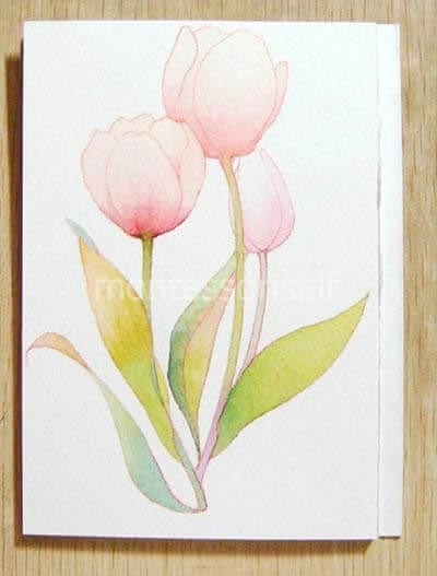 Рисунок "тюльпаны" на День Матери